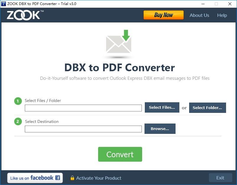 ZOOK DBX to PDF Converter下载,DBX到PDF转换器,翻译转换,编码转换