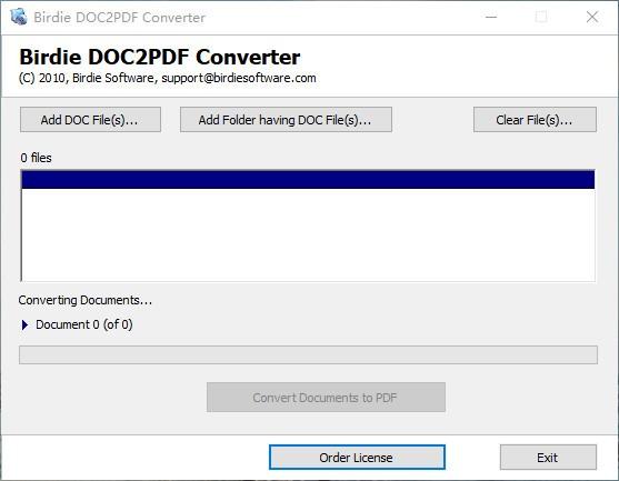 Birdie DOC2PDF Converter下载,DOC转PDF转换器,DOC转PDF