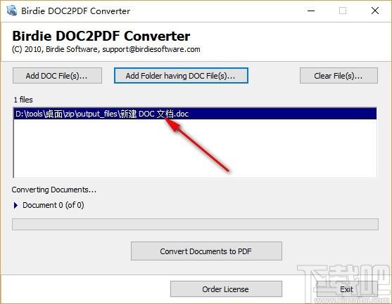 Birdie DOC2PDF Converter下载,DOC转PDF转换器,DOC转PDF