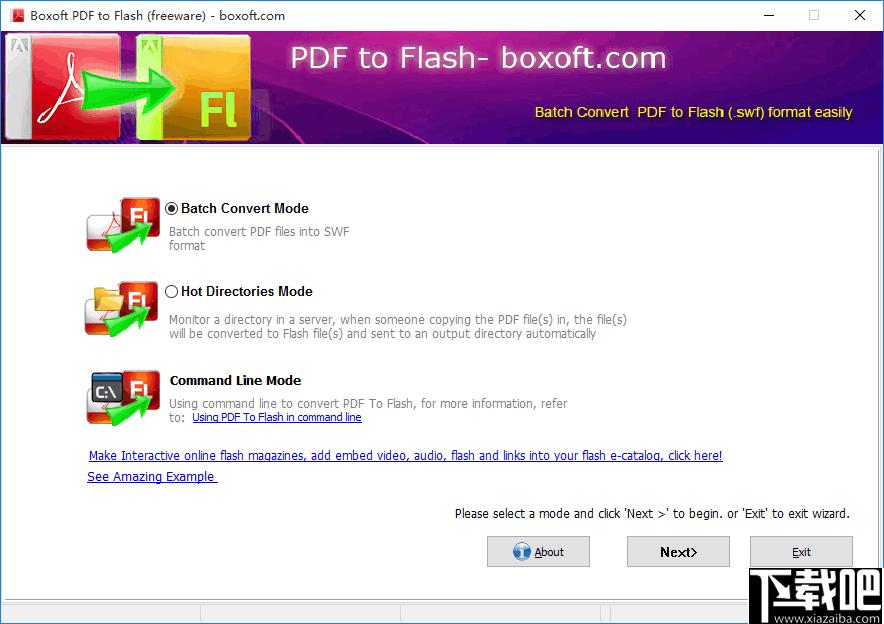 Boxoft PDF to Flash下载,PDF转换,转换器,文档转换