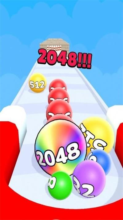 链球2048最新版(chain balls 2048)下载,链球2048,合成游戏,休闲游戏